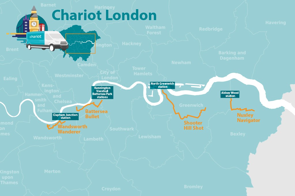 SERVIÇO DE SHUTTLES DA CHARIOT CHEGA À EUROPA E LONDRES É A PRIMEIRA PARADA, COM 4 ROTAS PLANEJADAS PARA FACILITAR OS DESLOCAMENTOS DOS USUÁRIOS, foto 8