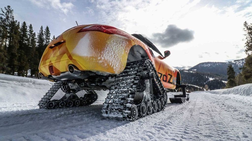 NISSAN 370Zki: O 370Z ROADSTER CONVERTIDO EM UM VEÍCULO PARA A NEVE, foto 2