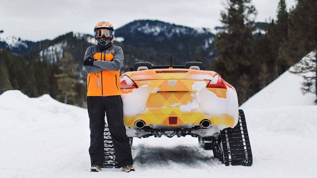 NISSAN 370Zki: O 370Z ROADSTER CONVERTIDO EM UM VEÍCULO PARA A NEVE, foto 5