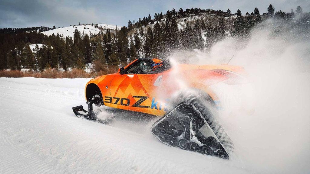 NISSAN 370Zki: O 370Z ROADSTER CONVERTIDO EM UM VEÍCULO PARA A NEVE, foto 6