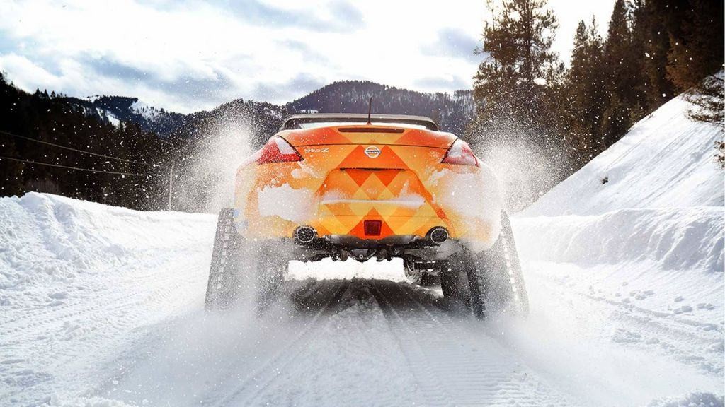 NISSAN 370Zki: O 370Z ROADSTER CONVERTIDO EM UM VEÍCULO PARA A NEVE, foto 7