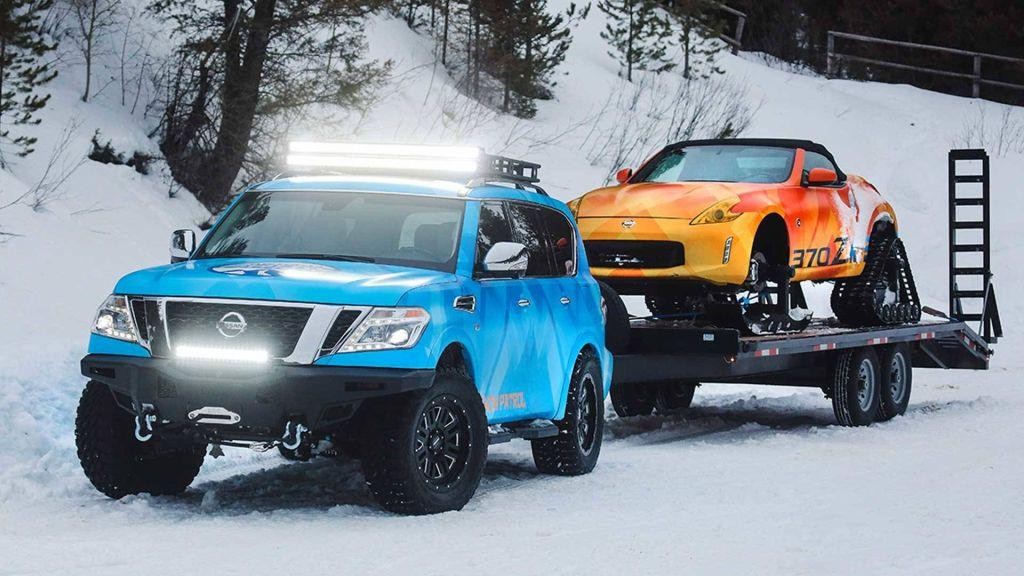NISSAN 370Zki: O 370Z ROADSTER CONVERTIDO EM UM VEÍCULO PARA A NEVE, foto 10