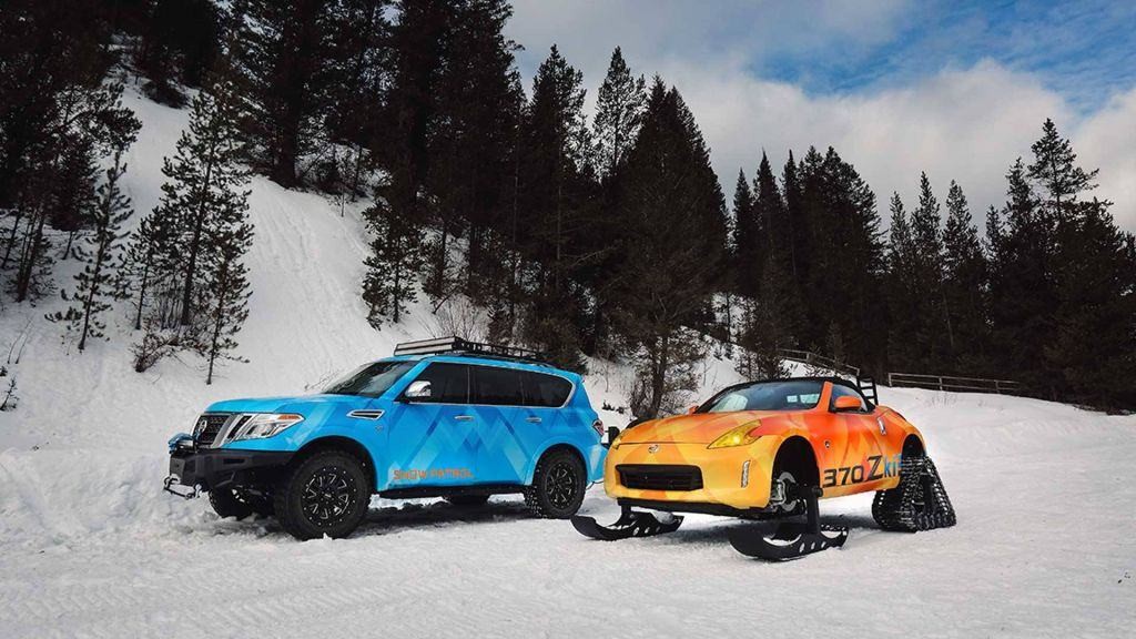 NISSAN 370Zki: O 370Z ROADSTER CONVERTIDO EM UM VEÍCULO PARA A NEVE, foto 11