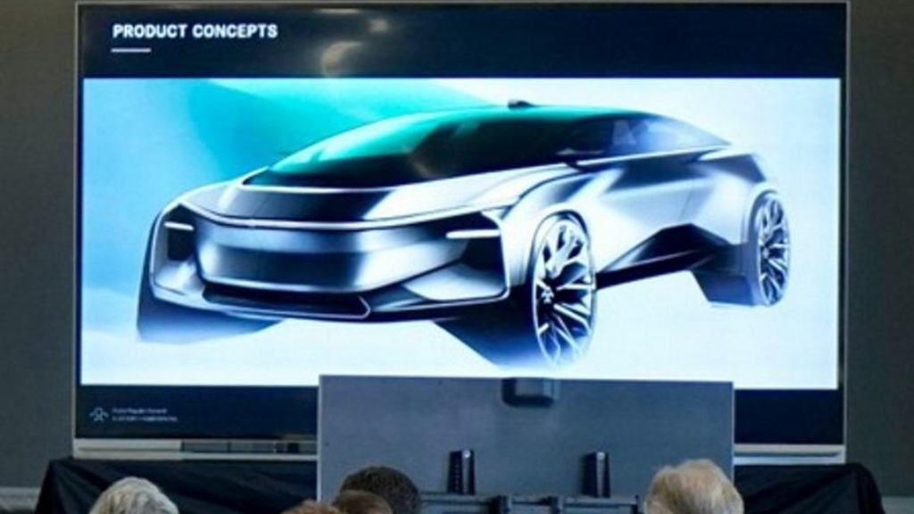 FARADAY FUTURE REVELA UM NOVO CROSSOVER ATRAVÉS DE UM ESBOÇO, foto 1