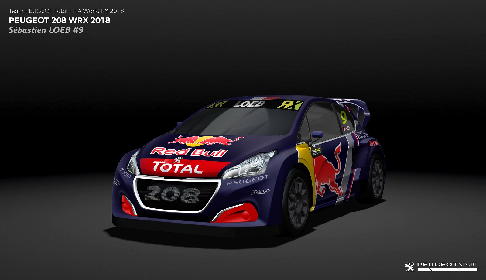 TIME PEUGEOT TOTAL MIRA O CAMPEONATO COM O NOVO PEUGEOT 208 WRX, foto 1