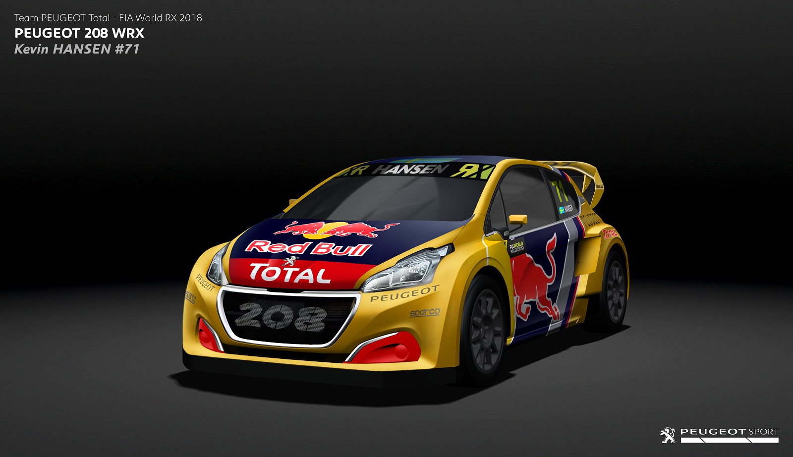 TIME PEUGEOT TOTAL MIRA O CAMPEONATO COM O NOVO PEUGEOT 208 WRX, foto 2