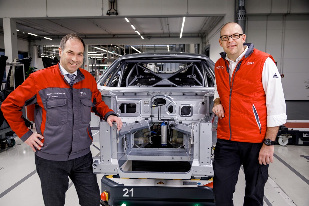 TOTALMENTE INTEGRADO: O 50º AUDI R8 LMS GT4 É PRODUZIDO EM BÖLLINGER HÖFE, foto 3