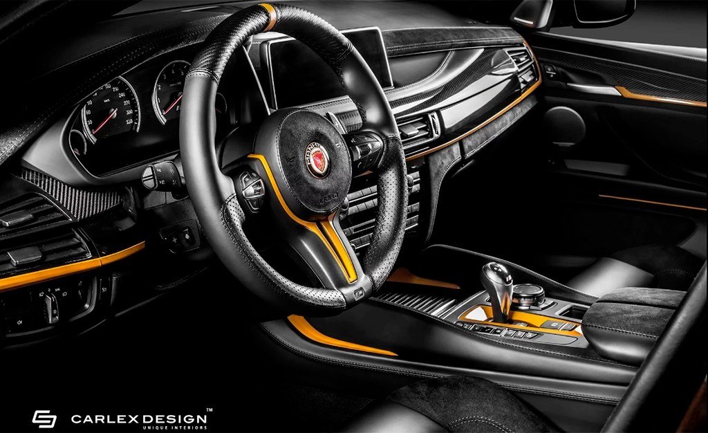 CARLEX DESIGN TRATA DO INTERIOR DE UM BMW X6 PREPARADO PELA MANHART, foto 6