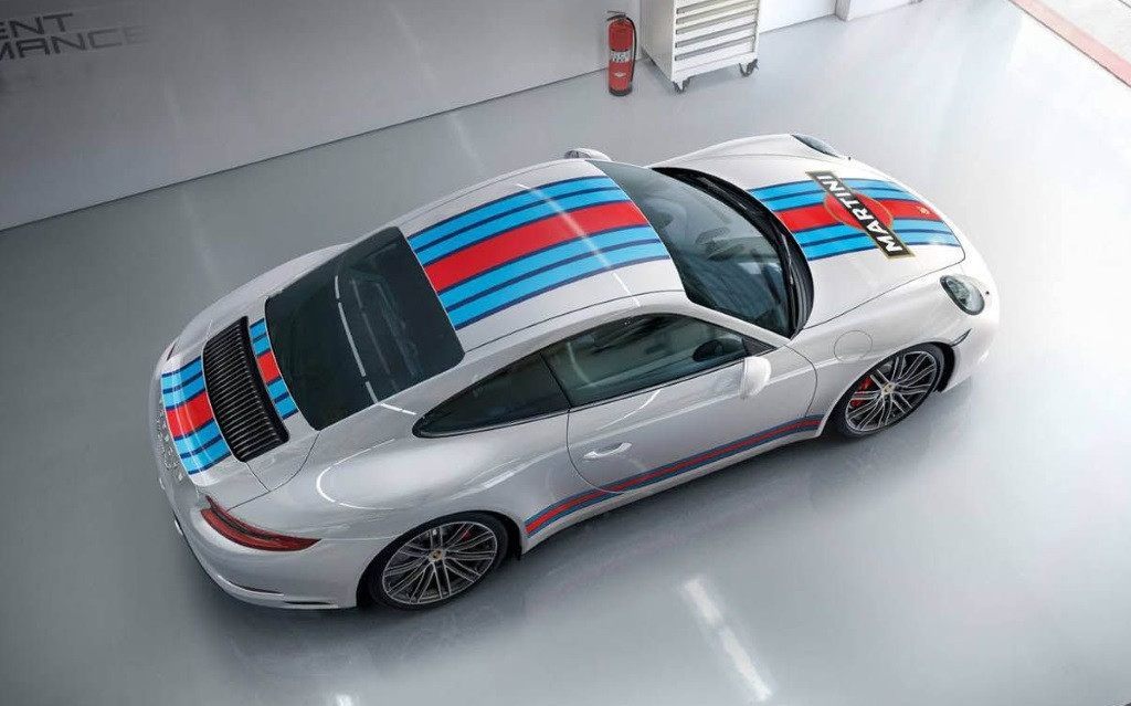 PORSCHE OFERECE OFICIALMENTE A DECORAÇÃO MARTINI RACING PARA A LINHA 911, foto 3