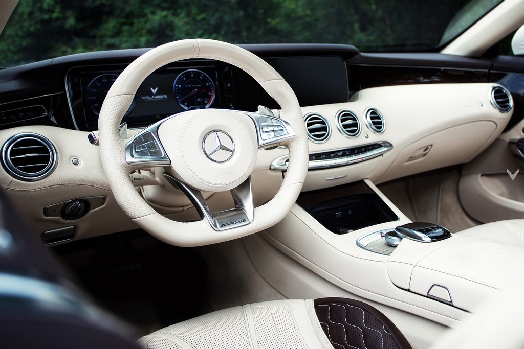 MERCEDES-AMG S 63 CABRIOLET RECEBE UM NOVO INTERIOR DA VILNER, foto 7