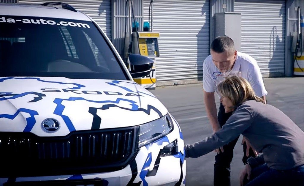 SKODA REVELA O KODIAQ RS EM VÍDEO E COM POUCA CAMUFLAGEM, foto 2