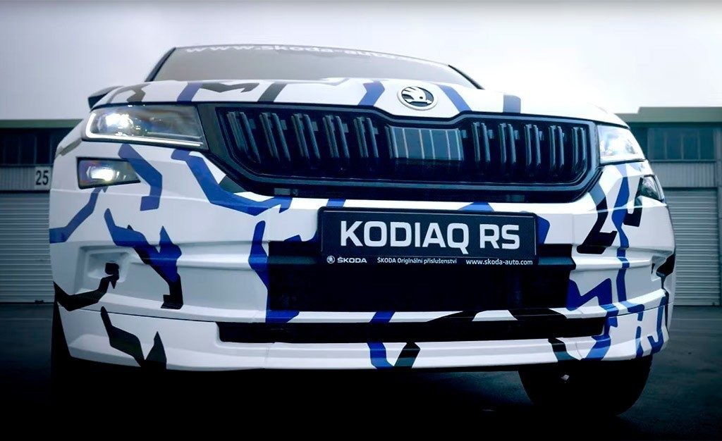 SKODA REVELA O KODIAQ RS EM VÍDEO E COM POUCA CAMUFLAGEM, foto 3