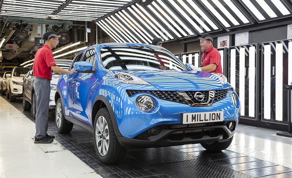 NISSAN JUKE Nº 1 MILHÃO DEIXA A LINHA DE MONTAGEM EM SUNDERLAND, foto 1