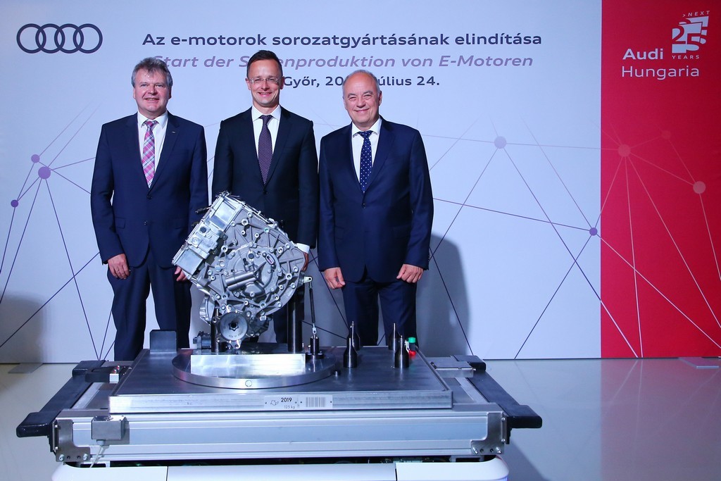 AUDI HUNGRIA INICIA PRODUÇÃO EM SÉRIE DE MOTORES ELÉTRICOS, foto 6