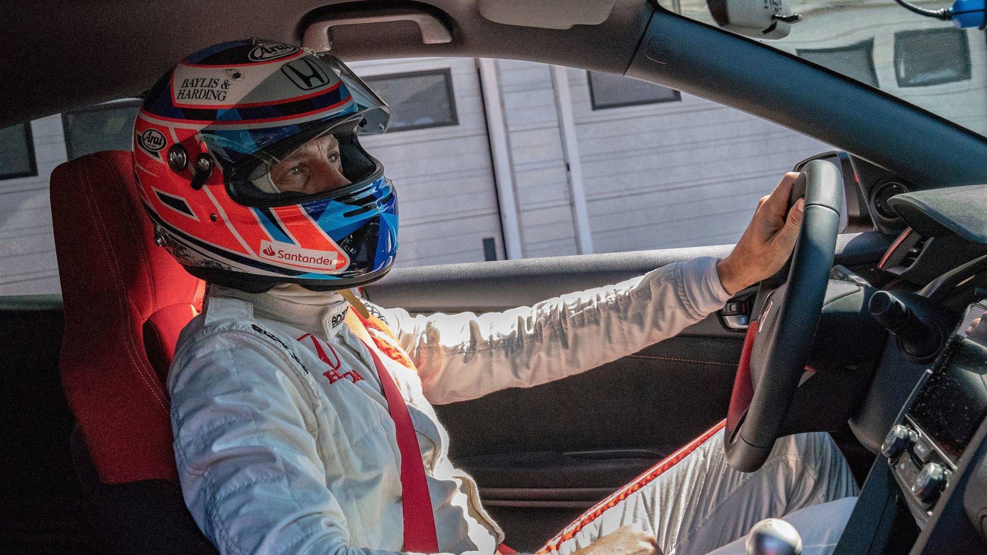 JENSON BUTTON BATE O RECORDE EM HUNGARORING COM O HONDA CIVIC TYPE-R, foto 2