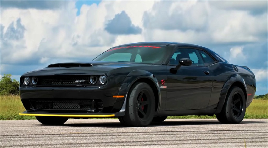 DODGE DEMON PREPARADO PELA HENNESSEY ALCANÇA MAIS DE 1.200 CV, foto 1