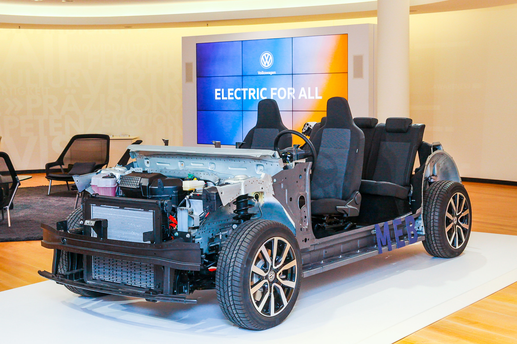 VOLKSWAGEN APRESENTA A MEB, SUA NOVA PLATAFORMA MODULAR PARA VEÍCULOS ELÉTRICOS, foto 1