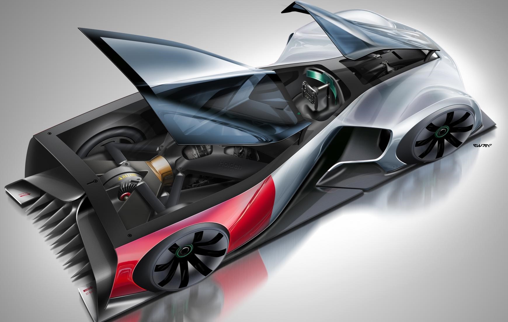 HOLDEN TIME ATTACK CONCEPT: 1.359 CV E 3.240 NM ELÉTRICOS PARA O RECORDE DOS BATHURST 1000, foto 8