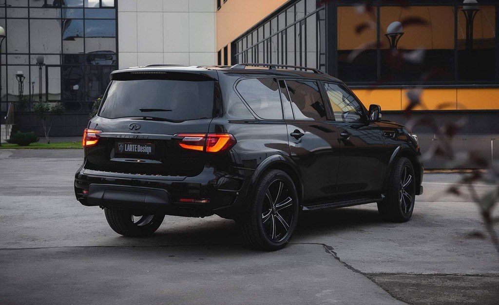 LARTE DESIGN TORNA O INFINITI QX80 MAIS SINISTRO, AGRESSIVO E ESPORTIVO, foto 2