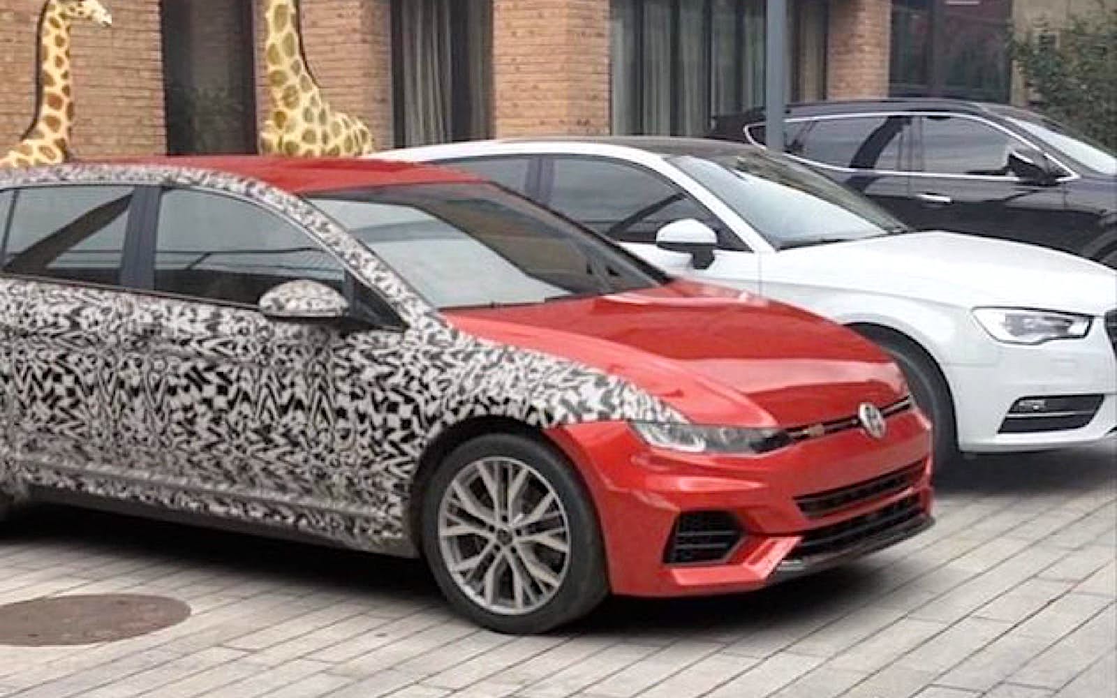SURGEM IMAGENS DA OITAVA GERAÇÃO DO VOLKSWAGEN GOLF QUASE SEM CAMUFLAGEM, foto 1