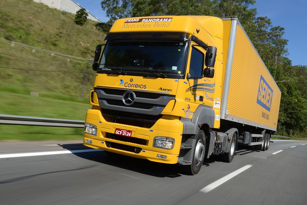 TRANSPANORAMA COMPRA 222 CAMINHÕES MECEDES-BENZ PARA PRESTAÇÃO DE SERVIÇOS AOS CORREIOS, foto 1