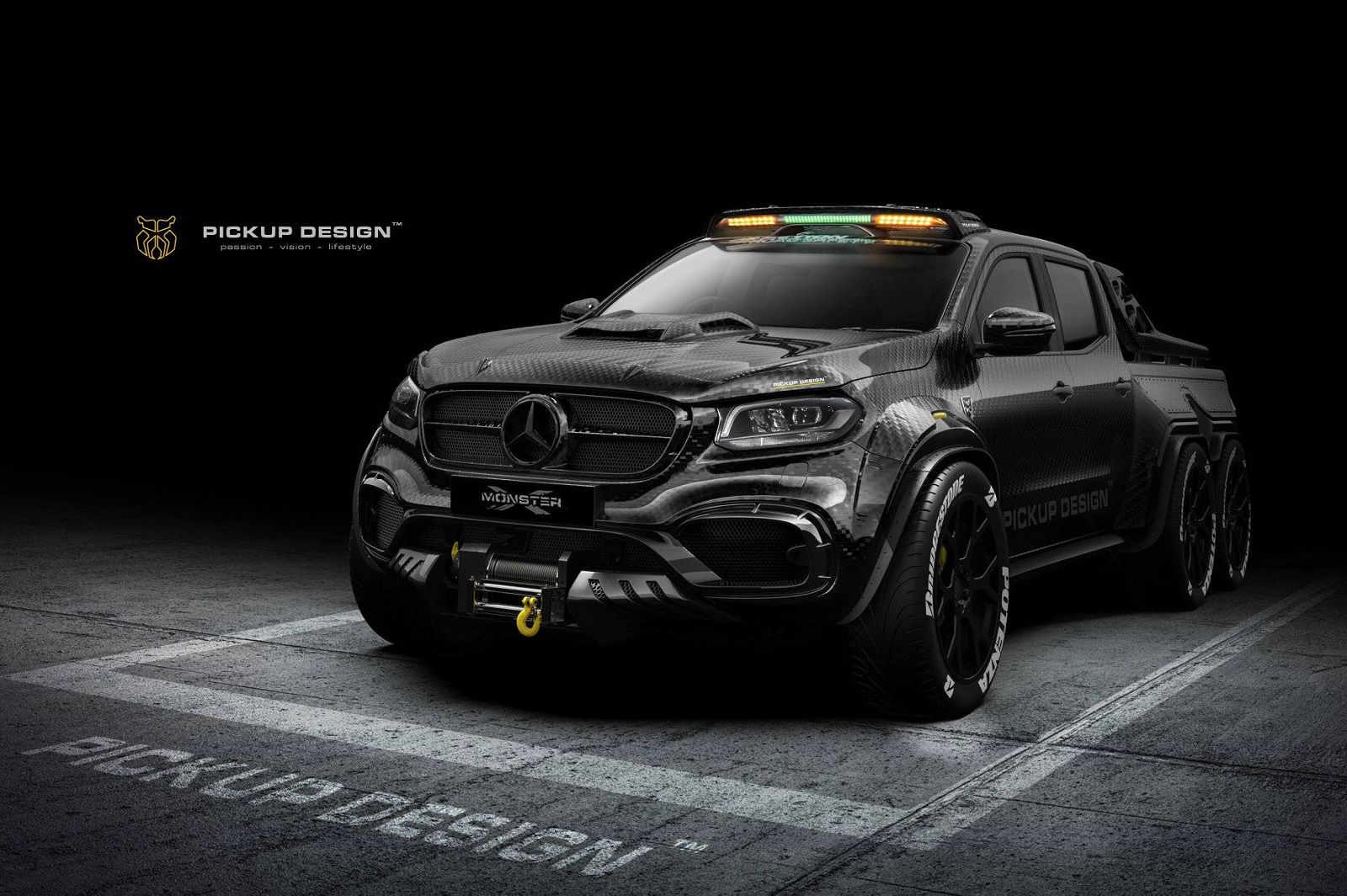 EXY MONSTER X CONCEPT BY CARLEX DESIGN: UM MERCEDES-BENZ X CLASS MAIS BRUTAL, foto 1