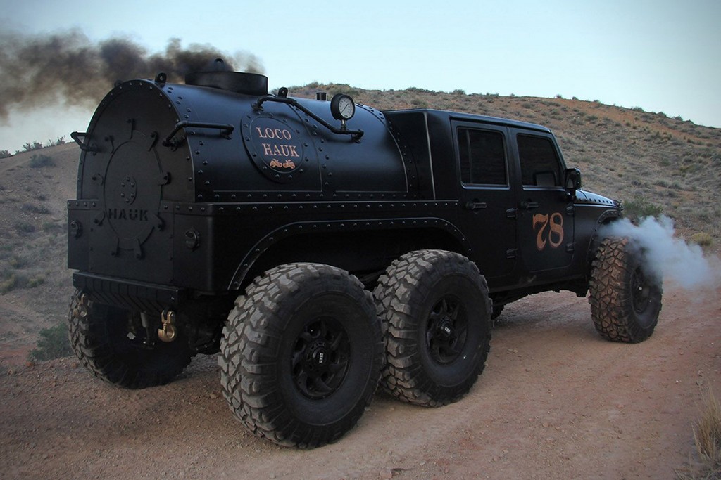 HAUK DESIGNS APRESENTA UM JEEP WRANGLER MOVIDO A VAPOR, foto 3