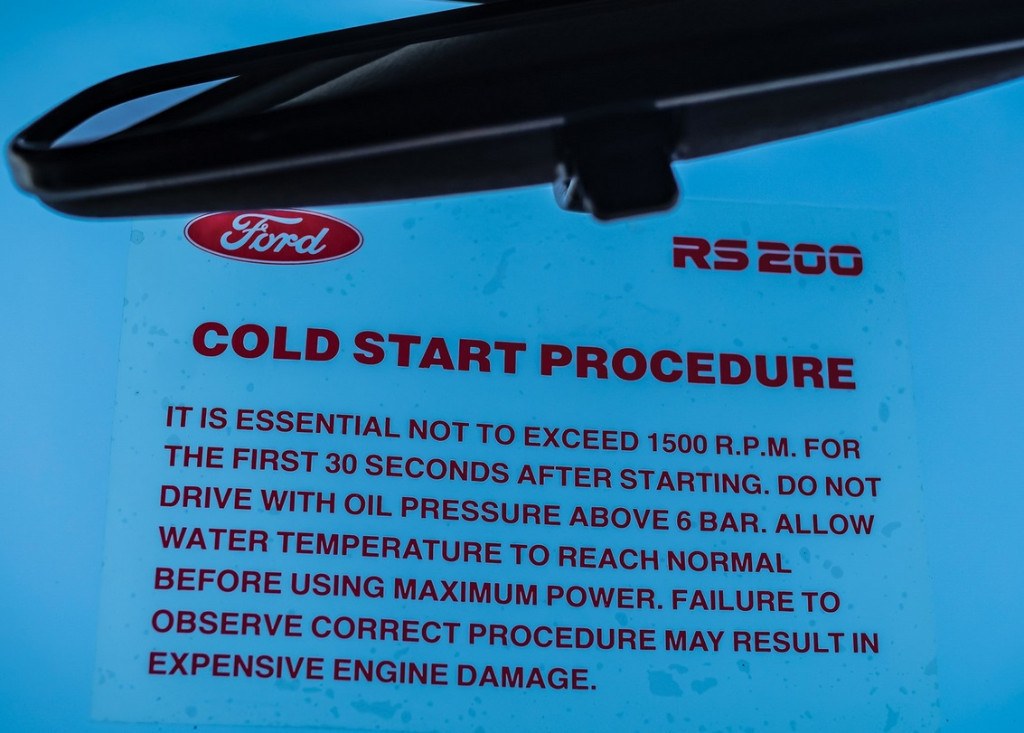 UM EXEMPLAR IMPECÁVEL DOS RAROS FORD RS200 DE RUA SERÁ LEILOADO EM JANEIRO, foto 9