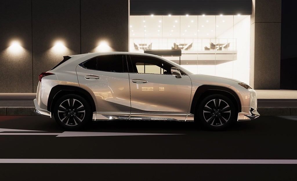 NOVO LEXUS UX MAIS RADICAL COM O KIT DE CARROCERIA MODELLISTA, foto 8