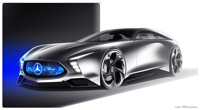 MERCEDES-BENZ SLE SHOOTING BRAKE: UMA HIPOTÉTICA VISÃO DE FUTURO PARA O SL, foto 1
