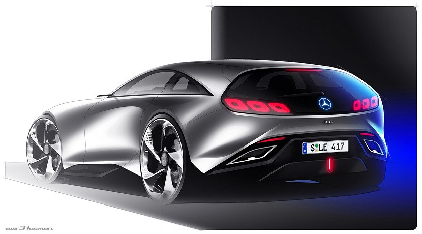 MERCEDES-BENZ SLE SHOOTING BRAKE: UMA HIPOTÉTICA VISÃO DE FUTURO PARA O SL, foto 3