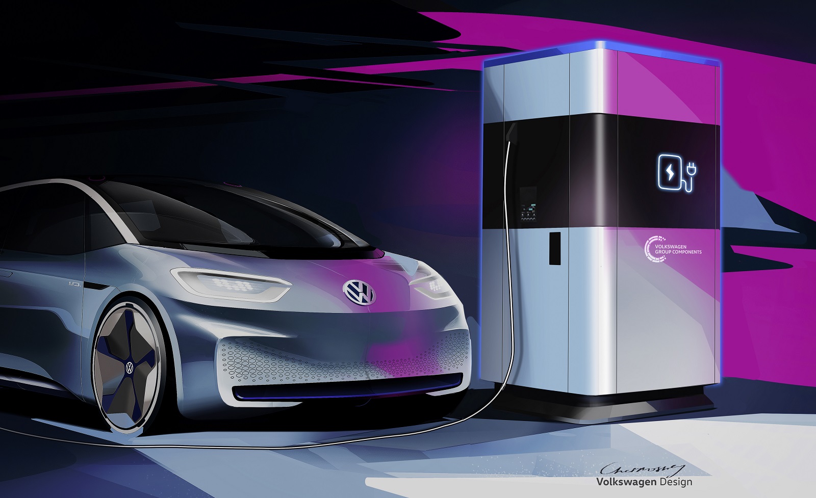 VOLKSWAGEN REVELA SUA NOVA ESTAÇÃO DE CARGA MÓVEL PARA VEÍCULOS ELÉTRICOS, foto 2