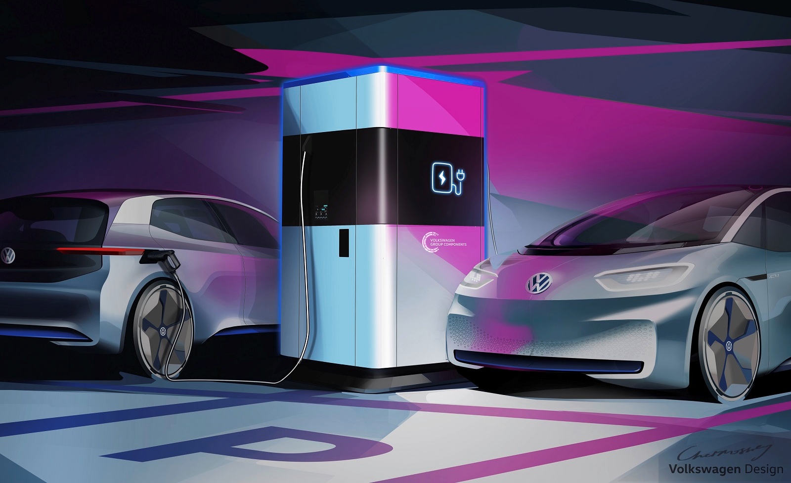 VOLKSWAGEN REVELA SUA NOVA ESTAÇÃO DE CARGA MÓVEL PARA VEÍCULOS ELÉTRICOS, foto 3
