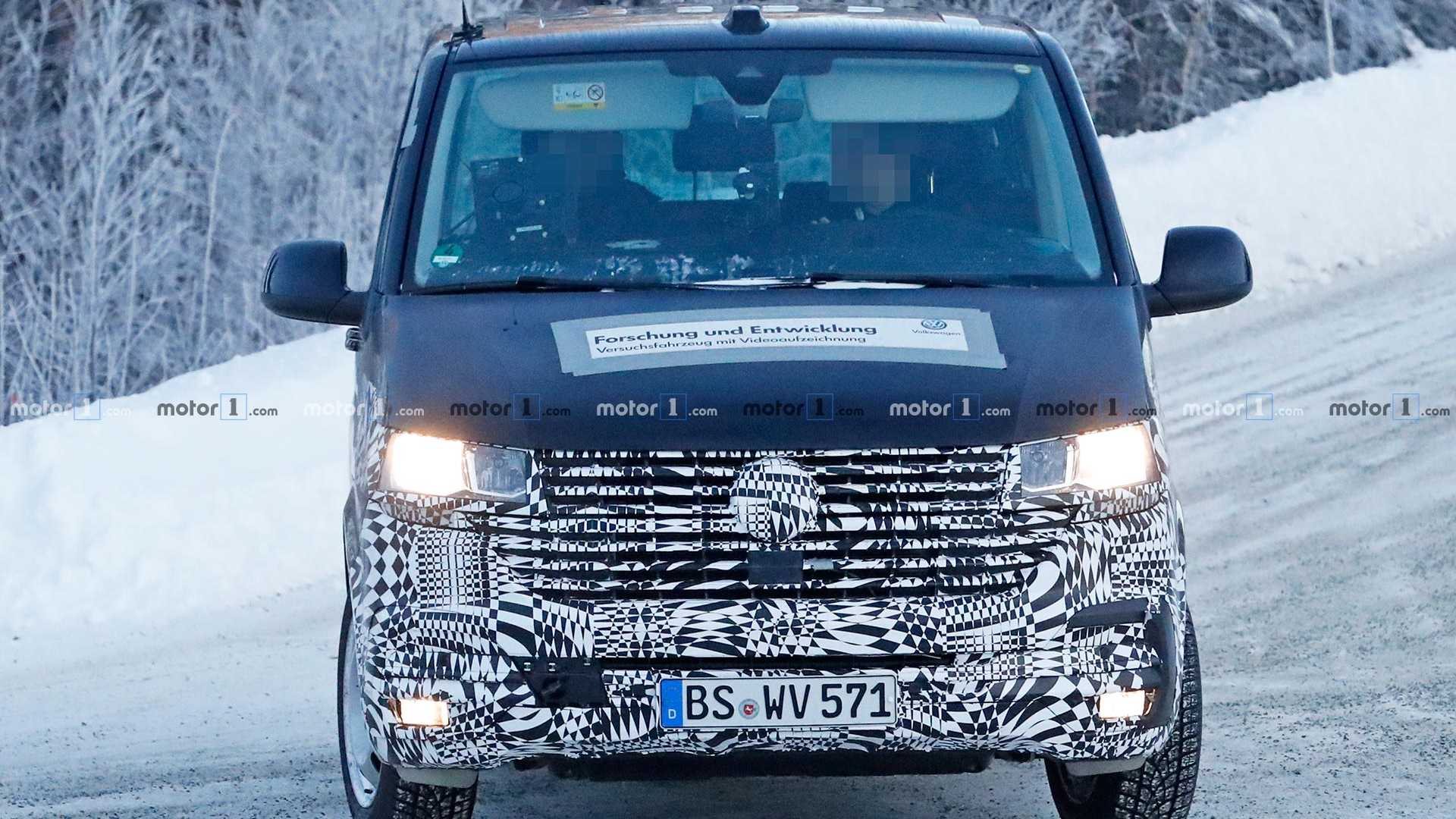 FACELIFT DO VOLKSWAGEN TRANSPORTER T6 JÁ ESTÁ REALIZANDO TESTES DE ESTRADA, foto 1