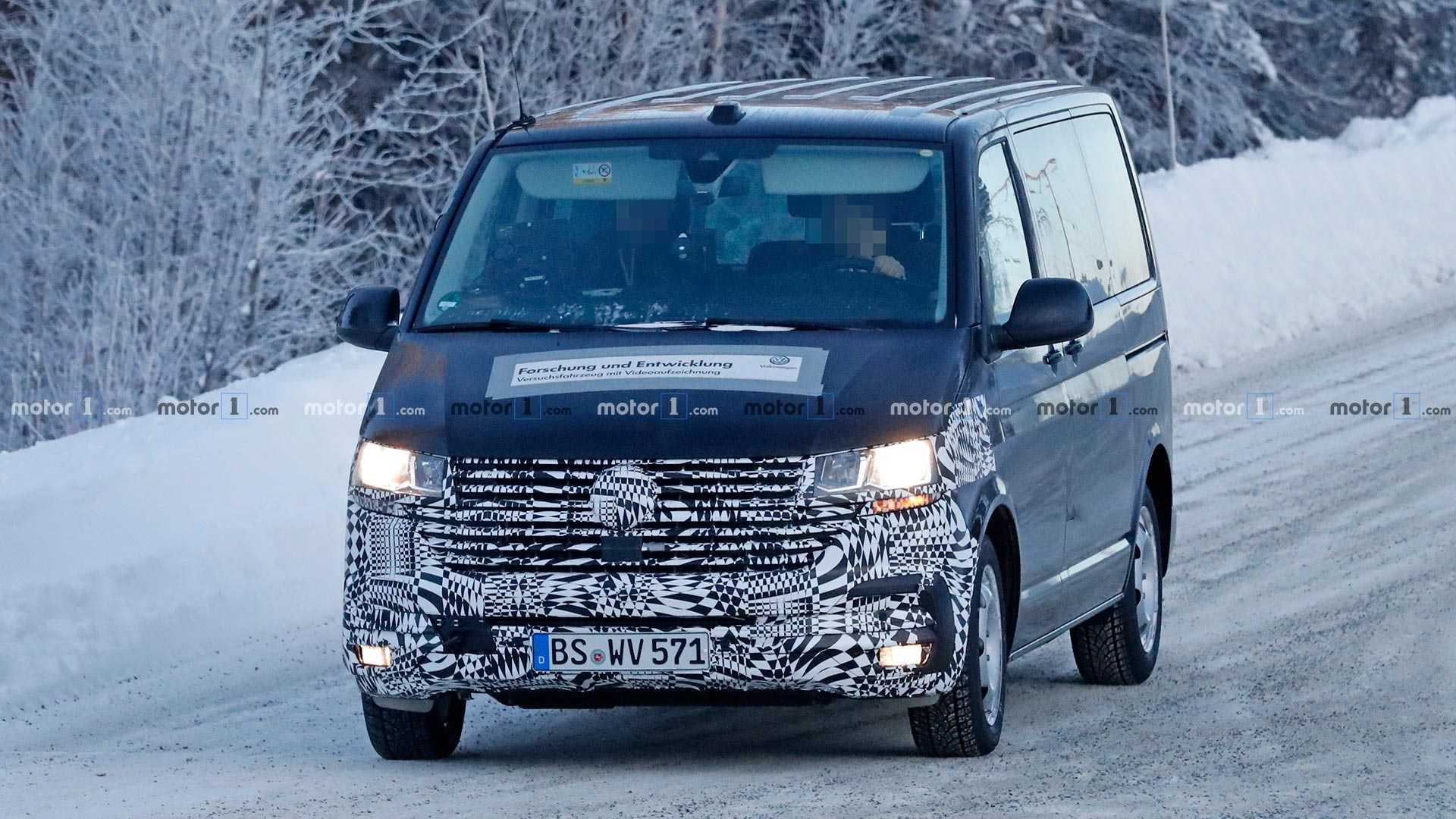 FACELIFT DO VOLKSWAGEN TRANSPORTER T6 JÁ ESTÁ REALIZANDO TESTES DE ESTRADA, foto 3