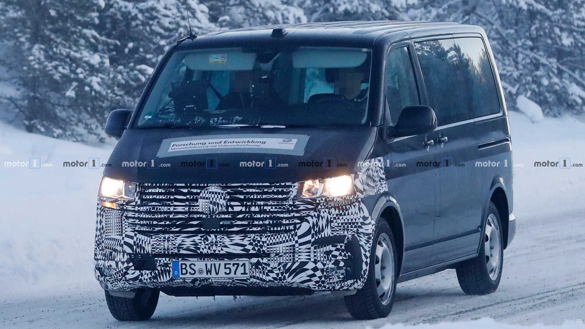FACELIFT DO VOLKSWAGEN TRANSPORTER T6 JÁ ESTÁ REALIZANDO TESTES DE ESTRADA, foto 4
