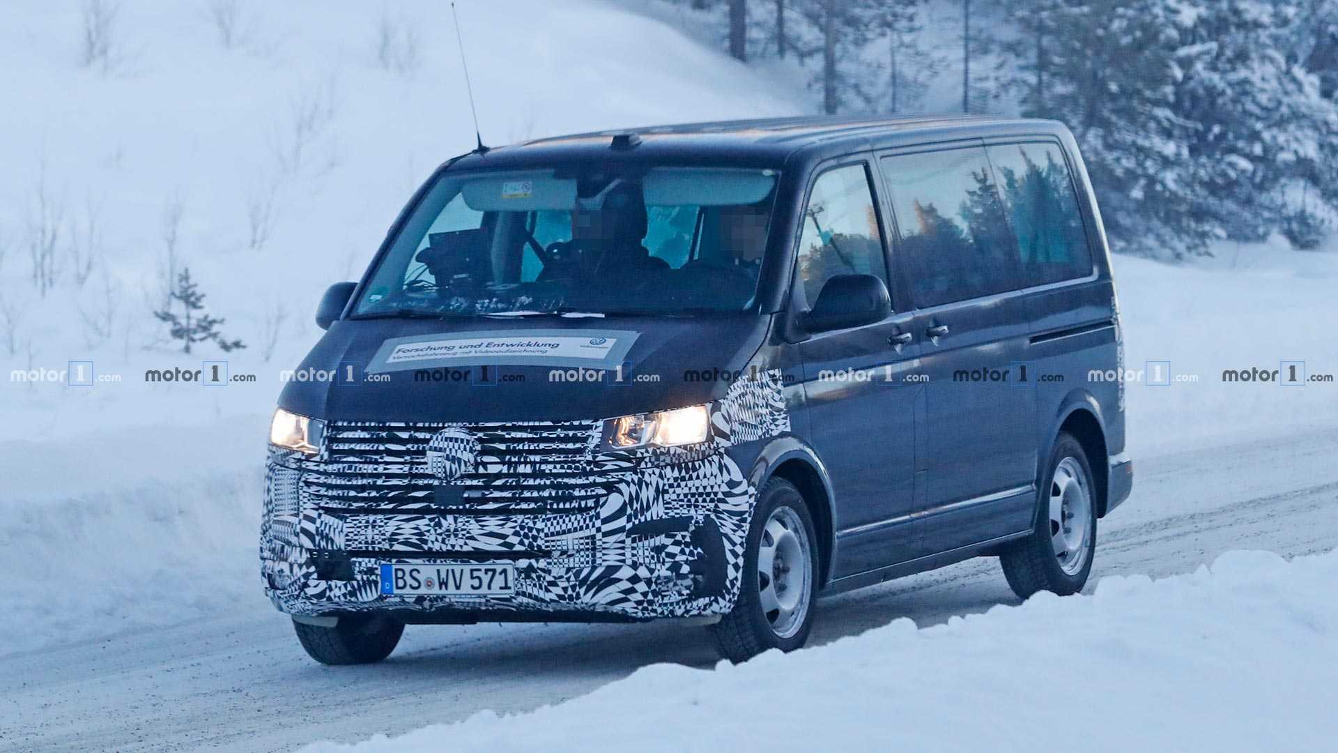 FACELIFT DO VOLKSWAGEN TRANSPORTER T6 JÁ ESTÁ REALIZANDO TESTES DE ESTRADA, foto 5