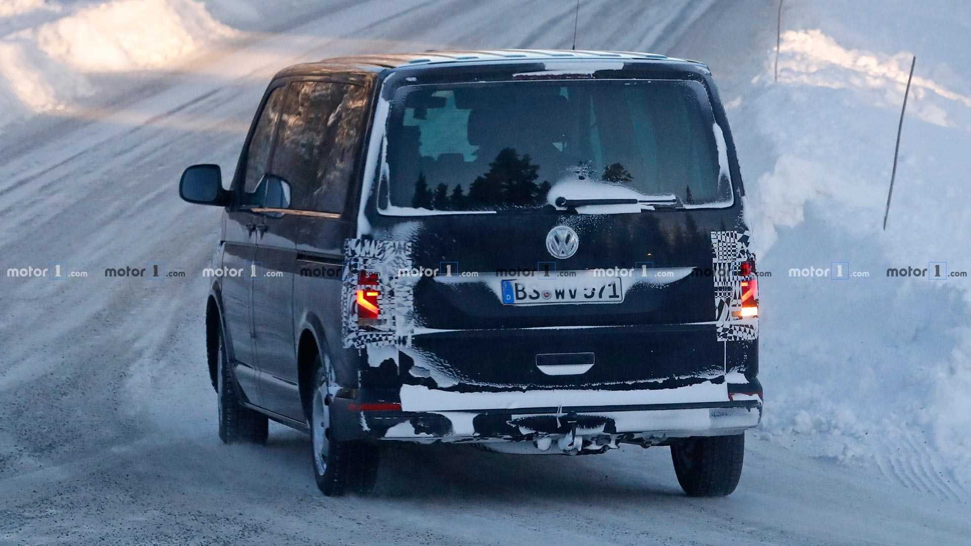 FACELIFT DO VOLKSWAGEN TRANSPORTER T6 JÁ ESTÁ REALIZANDO TESTES DE ESTRADA, foto 11