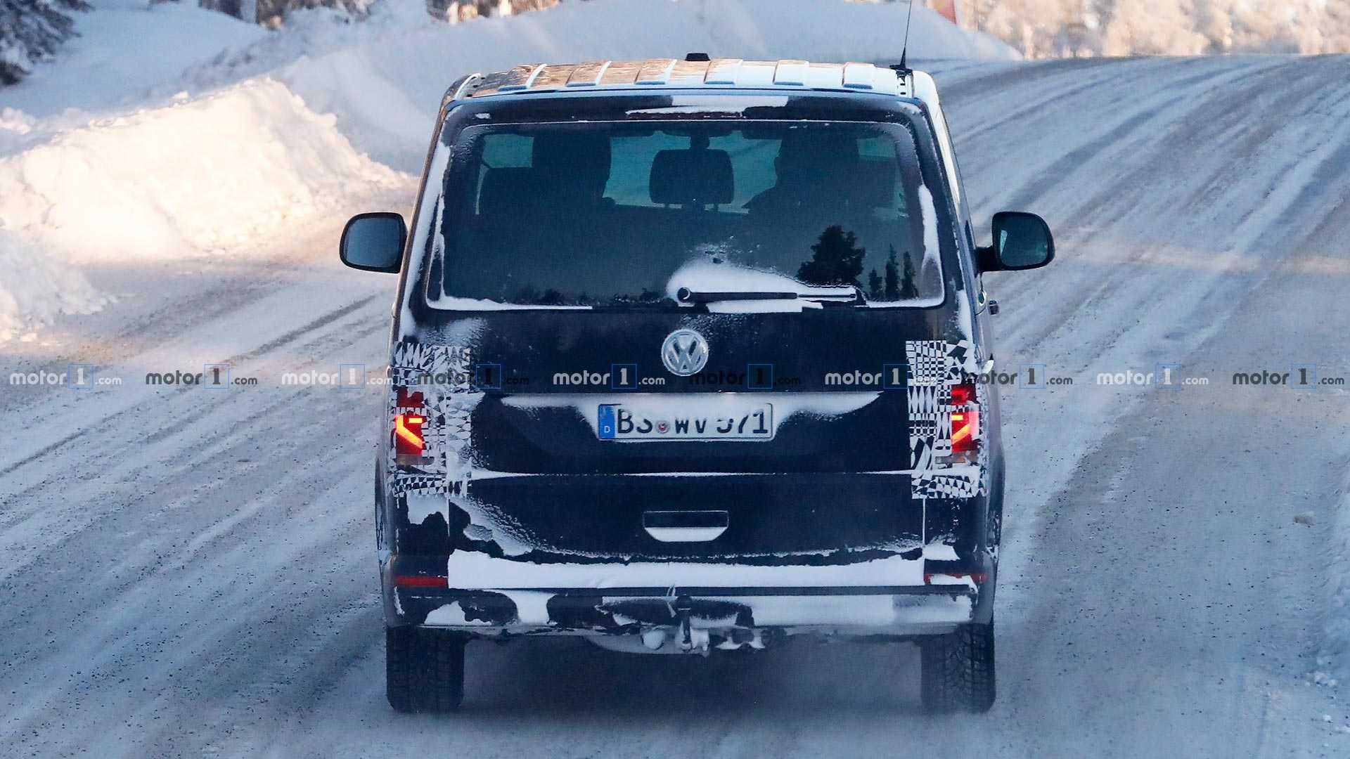 FACELIFT DO VOLKSWAGEN TRANSPORTER T6 JÁ ESTÁ REALIZANDO TESTES DE ESTRADA, foto 12