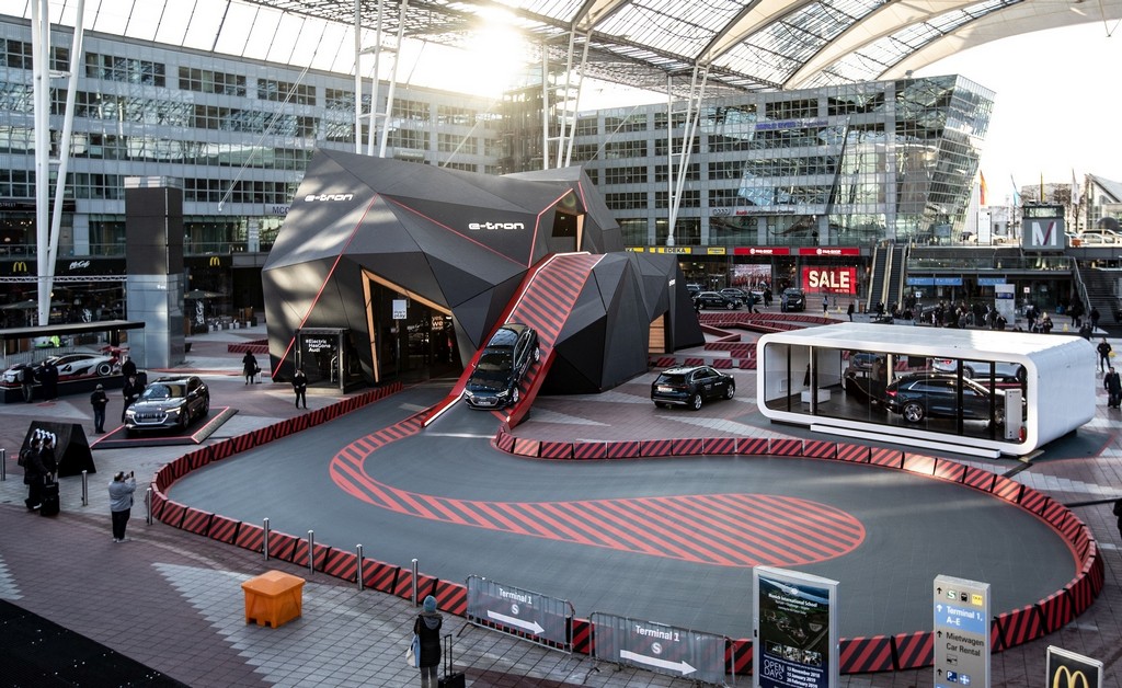 AUDI E-TRON CHEGA AO AEROPORTO DE MUNICH COM FORÇA TOTAL, foto 3