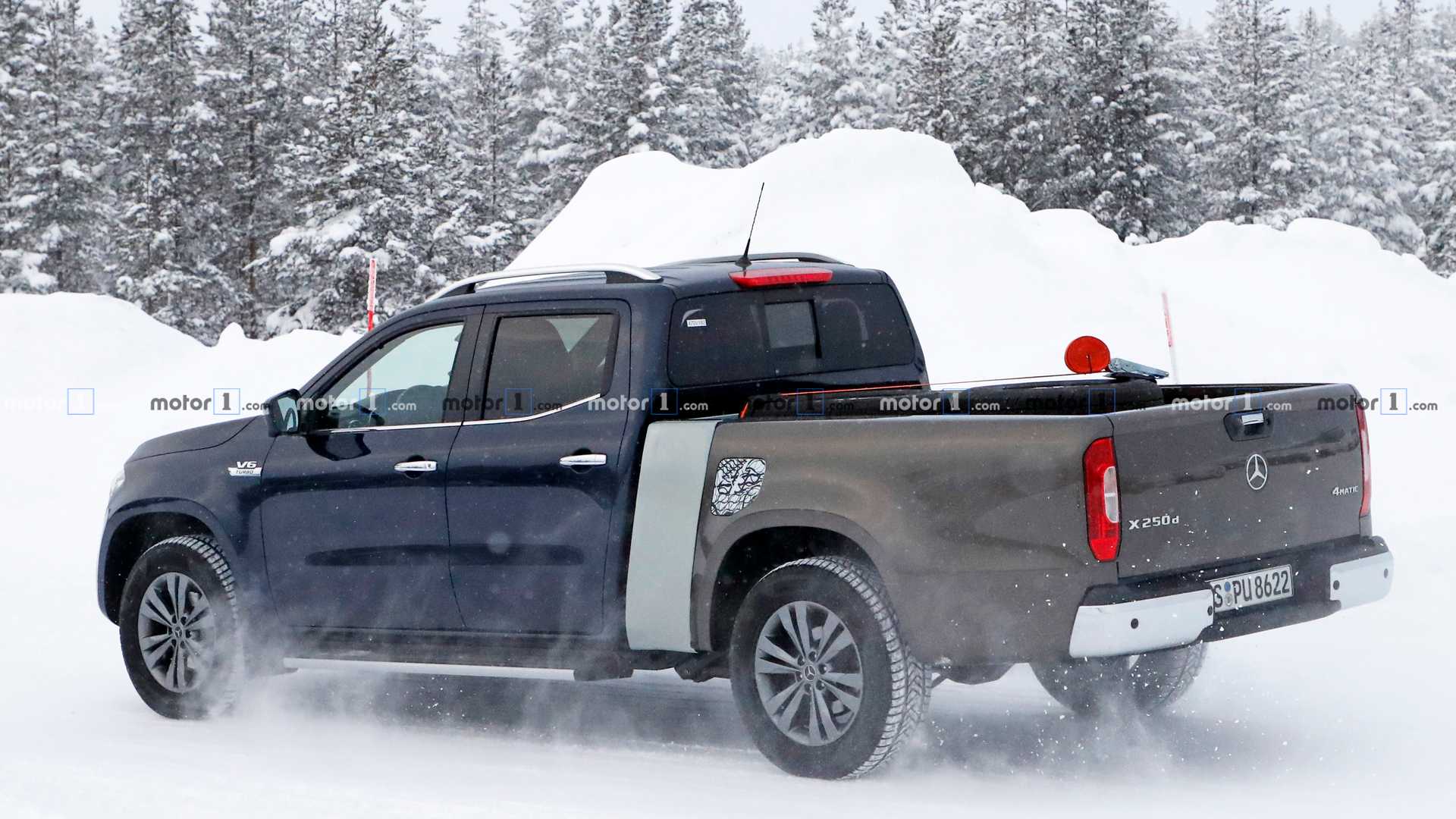 NOVO MERCEDES-BENZ X CLASS DE CHASSI ESTENDIDO FLAGRADO SEM CAMUFLAGEM, foto 9