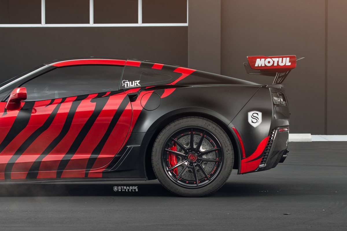 CHEVROLET CORVETTE ZR1 OFERECE UMA IMAGEM MAIS RADICAL COM AS RODAS DA STRASSE WHEELS, foto 9