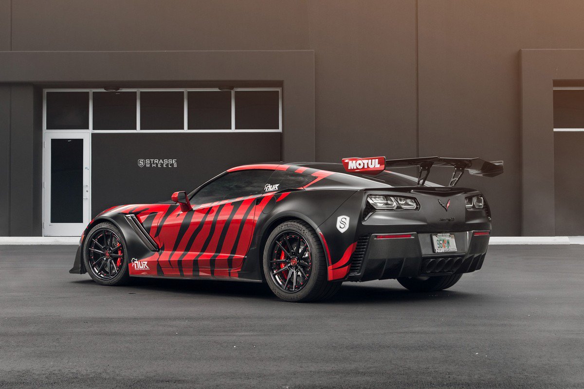 CHEVROLET CORVETTE ZR1 OFERECE UMA IMAGEM MAIS RADICAL COM AS RODAS DA STRASSE WHEELS, foto 11