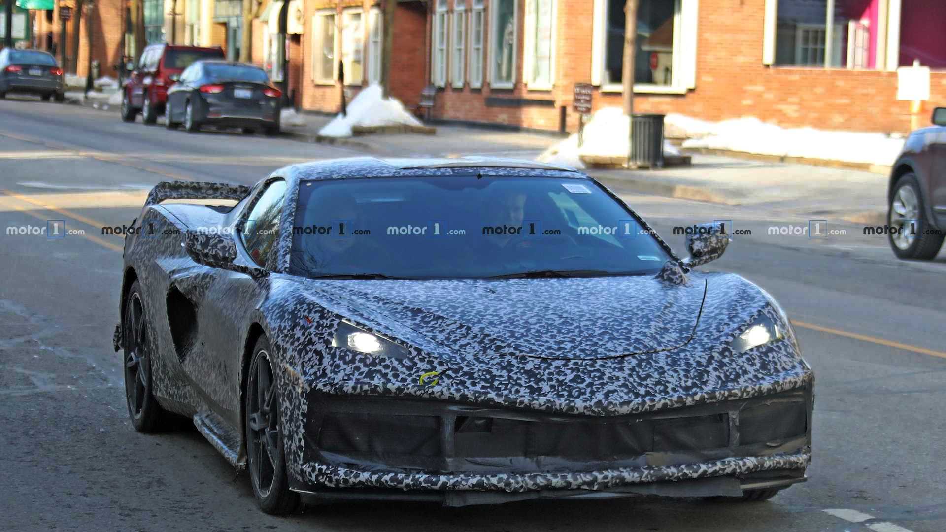 FLAGRADOS NOVOS PROTÓTIPOS DO CHEVROLET CORVETTE C8 RODANDO POR MICHIGAN, foto 13