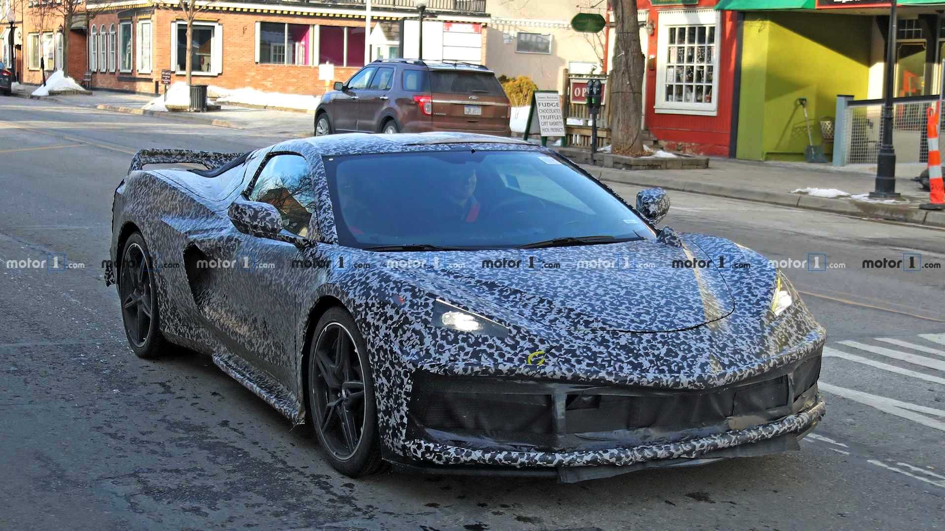 FLAGRADOS NOVOS PROTÓTIPOS DO CHEVROLET CORVETTE C8 RODANDO POR MICHIGAN, foto 14