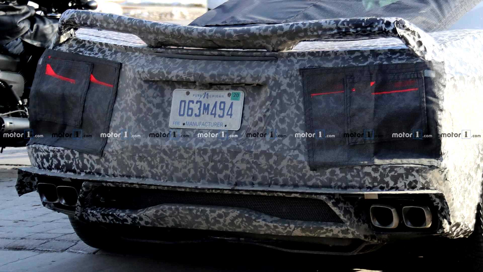 FLAGRADOS NOVOS PROTÓTIPOS DO CHEVROLET CORVETTE C8 RODANDO POR MICHIGAN, foto 18