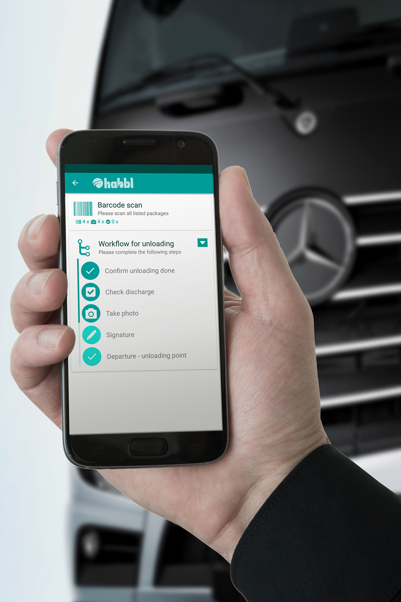 INTEGRAÇÃO ENTRE FLEETBOARD, MERCEDES-BENZ TRUCKS E HABBL TRAZ SOLUÇÃO INÉDITA DE LOGÍSTICA AOS CLIENTES, foto 2