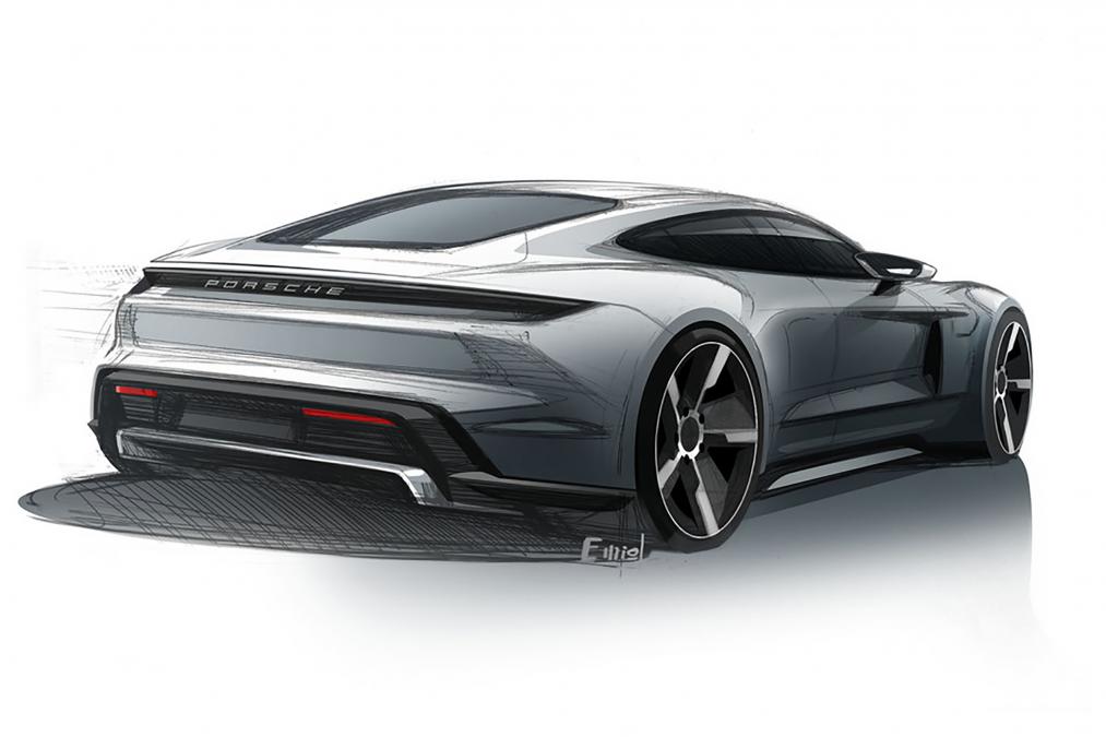 PORSCHE ADIANTA O TAYCAN DE PRODUÇÃO COM DOIS ATRAENTES ESBOÇOS, foto 2