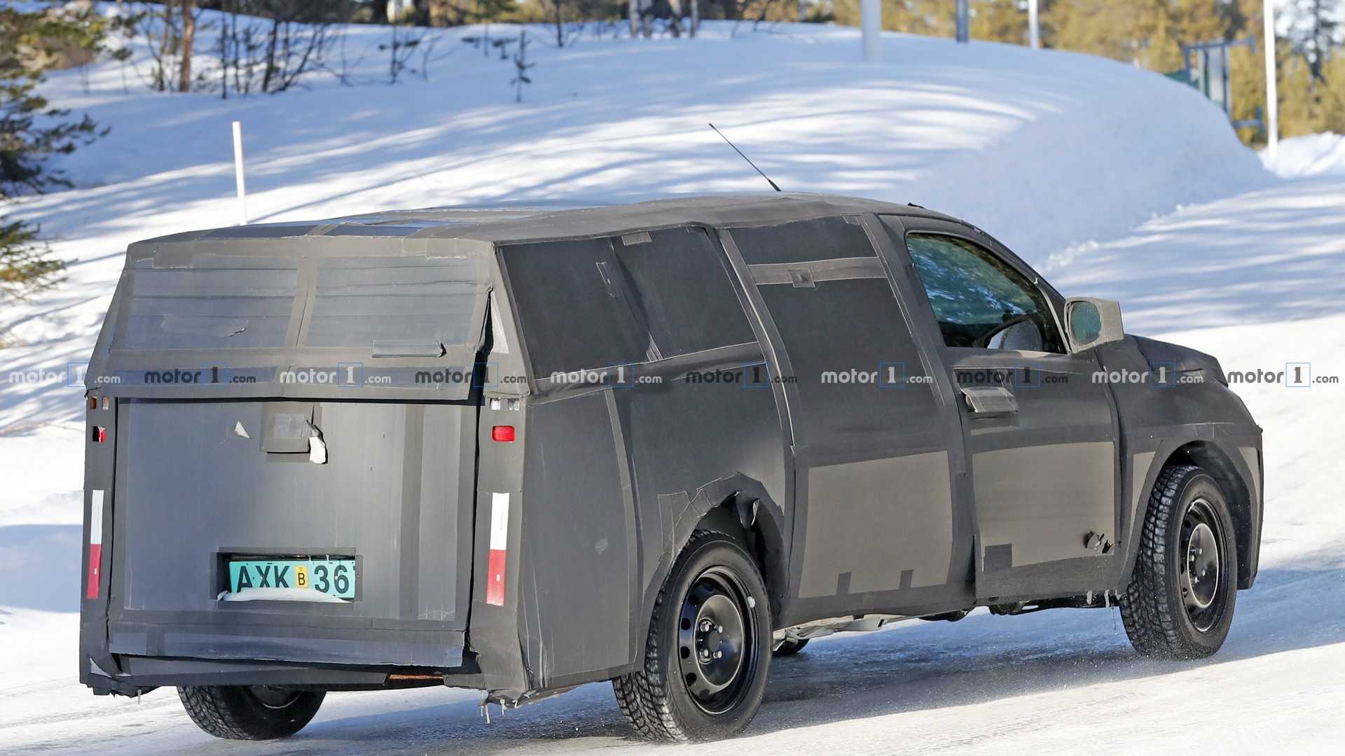NOVO FIAT MOBI PICK-UP FLAGRADO DURANTE SEUS TESTES DE INVERNO NA ESCANDINÁVIA, foto 5