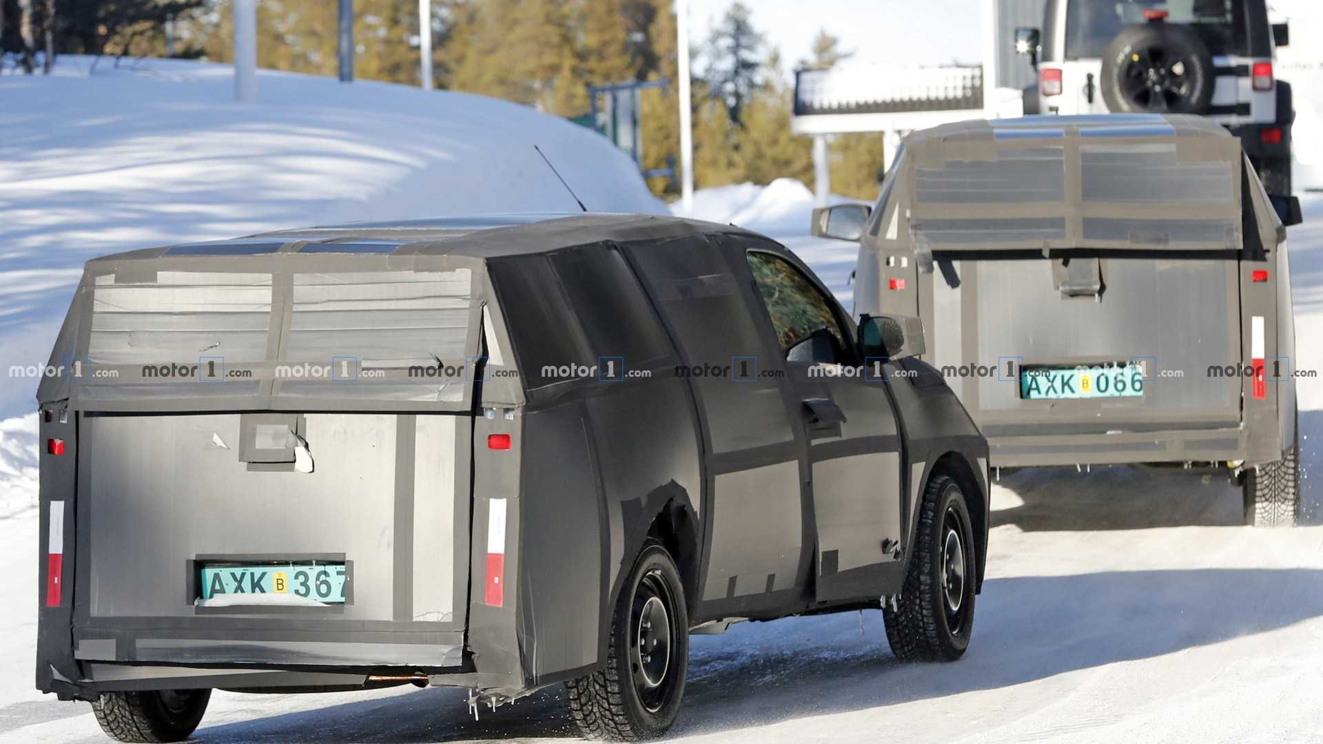 NOVO FIAT MOBI PICK-UP FLAGRADO DURANTE SEUS TESTES DE INVERNO NA ESCANDINÁVIA, foto 7